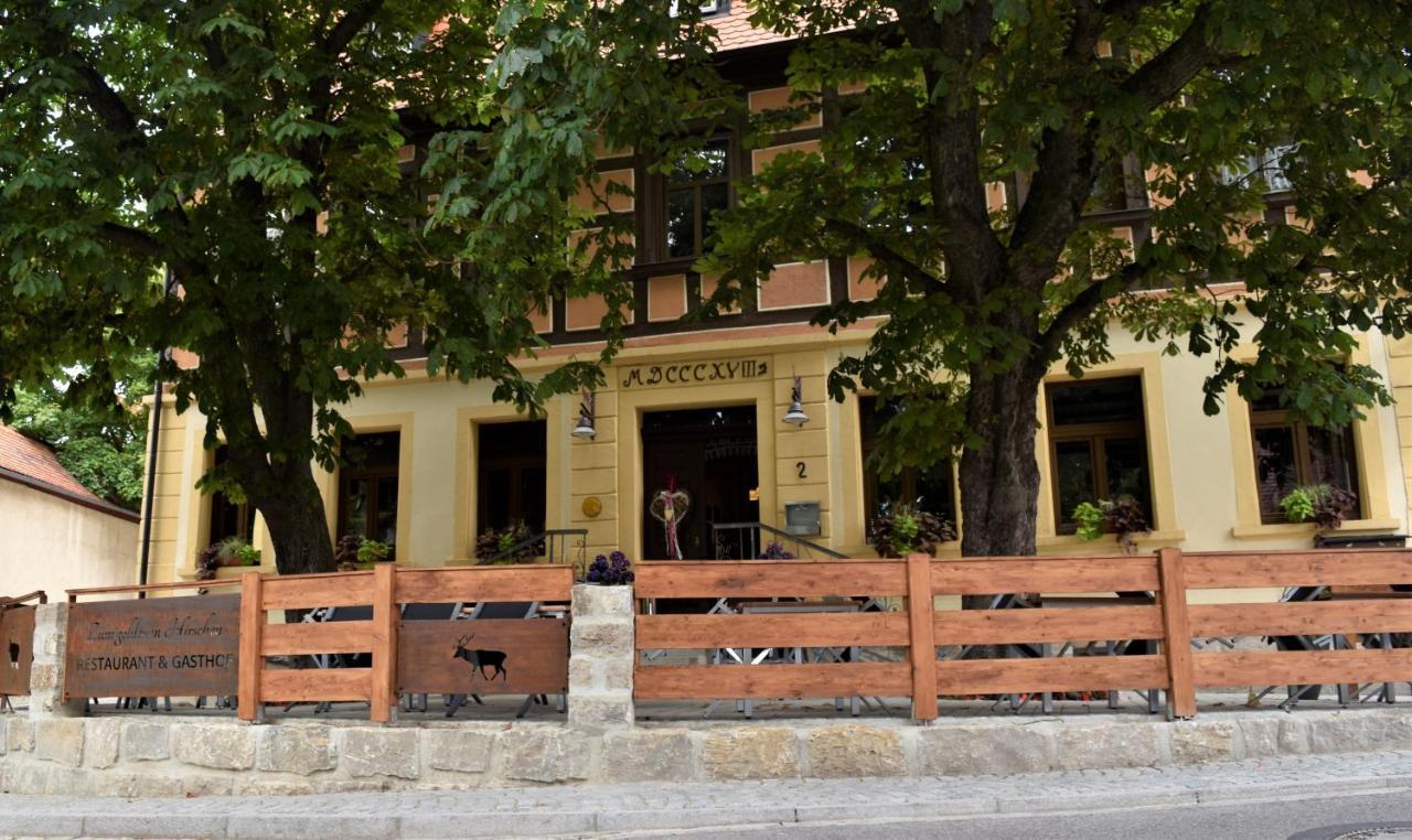 Gasthof Pension Zum Goldenen Hirschen Burgbernheim Екстер'єр фото